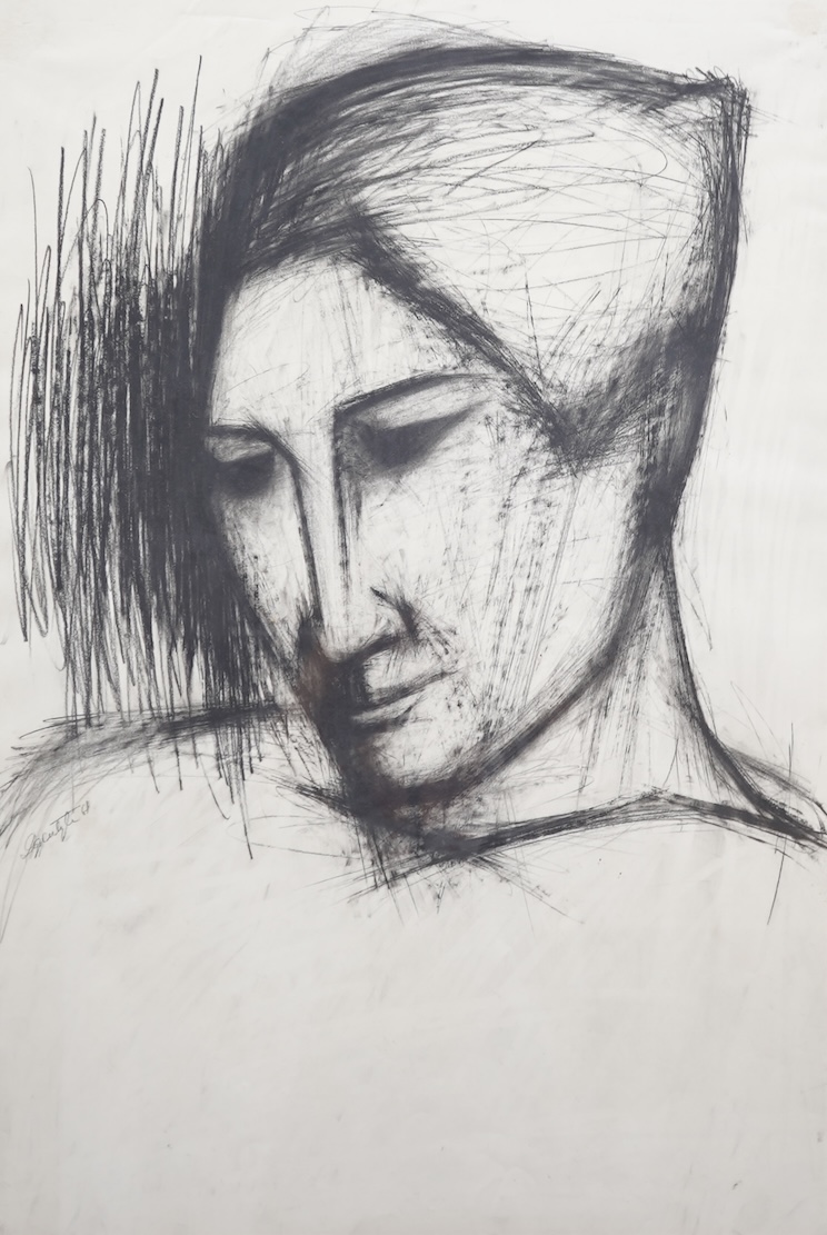 Elena Gaputyte, Lithuanian (1927-1991), 'Self portrait'